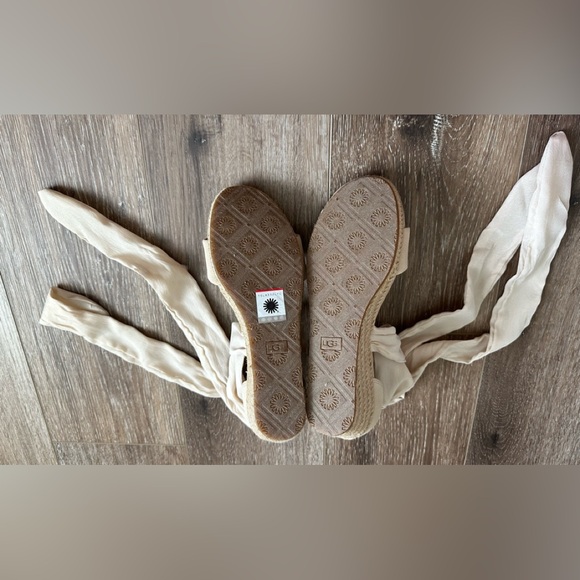 UGG Cream Espadrille Sandals - Picture 4 of 16